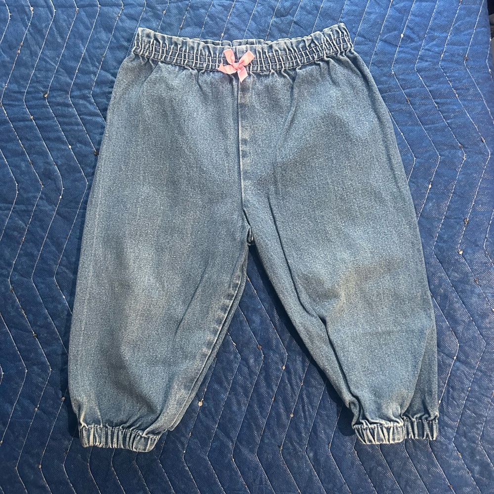 Vintage 90s TKS Basics Baby Bubble Jeans - Size 18 Months